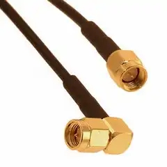 SMA MALE to SMA FEMALE connector 50ohm low loss RG174 RF coaxial cable 