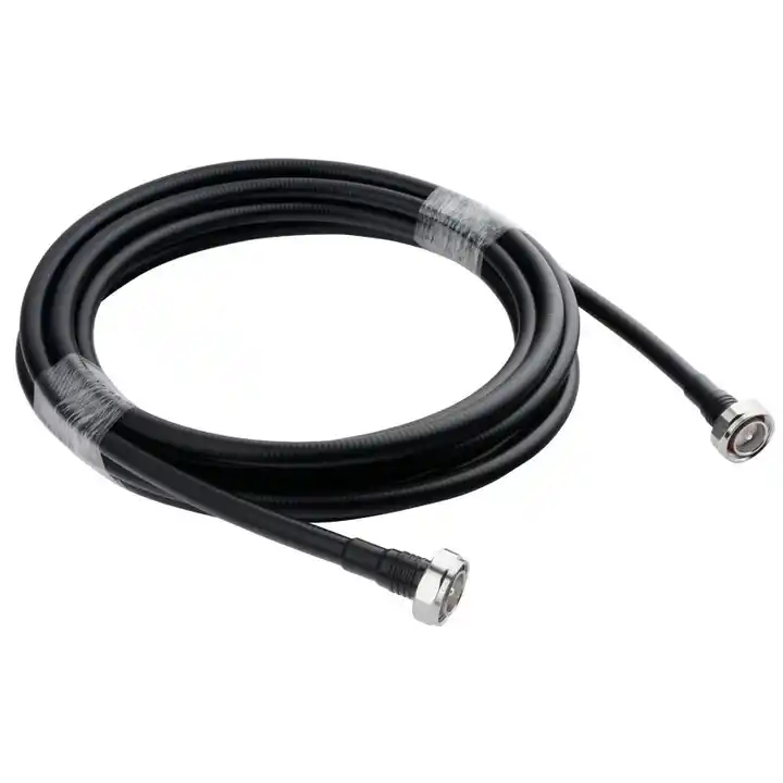 1/2'' Superflexible 7/16 Din Male To 4.3-10 Mini Din 4.3/10 Male Connector Flexible cable assembly RF jumper