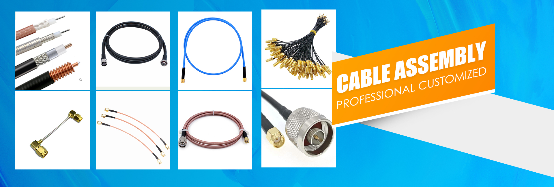 accept customization Coaxial RF adapter F female connector TS9 angle male RG316 cable 