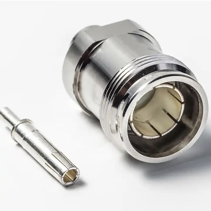 Low PIM 4.3-10 Female RF Connector for RG401 Coaxial Cable 