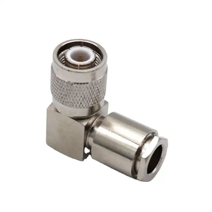  TNC Right Angle Plug Male Clamp RG213 RG214 RG216 RG8 Cable Connectors