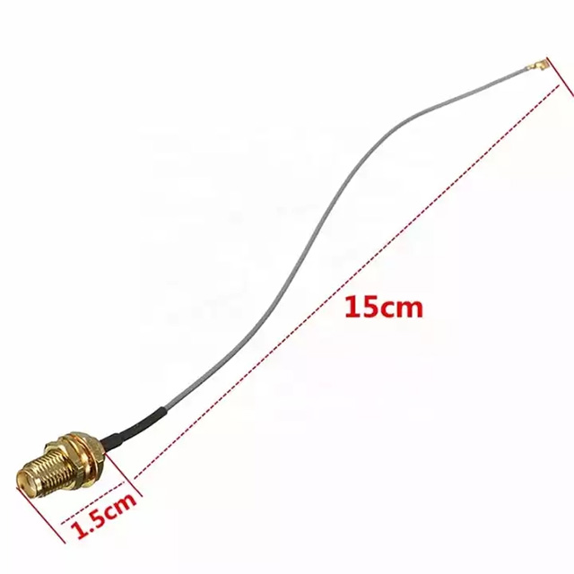 Custom Sma Female Male Connector To U.Fl Ipx Rf Coaxial Connector Pigtail