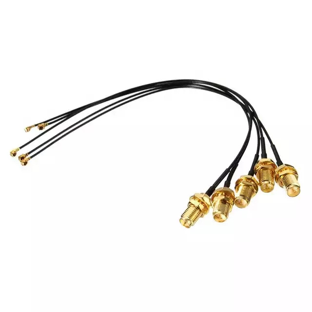 Custom Sma Female Male Connector To U.Fl Ipx Rf Coaxial Connector Pigtail