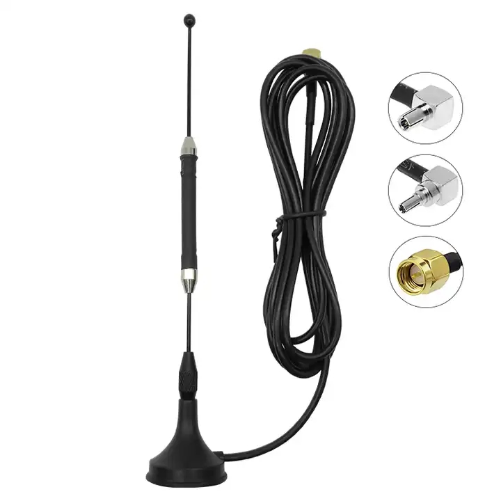  4g Lte External Magnet base Omni directional Whip Loop Mount 5dbi 7dbi Wifi Sma Male Magnetic Antenna