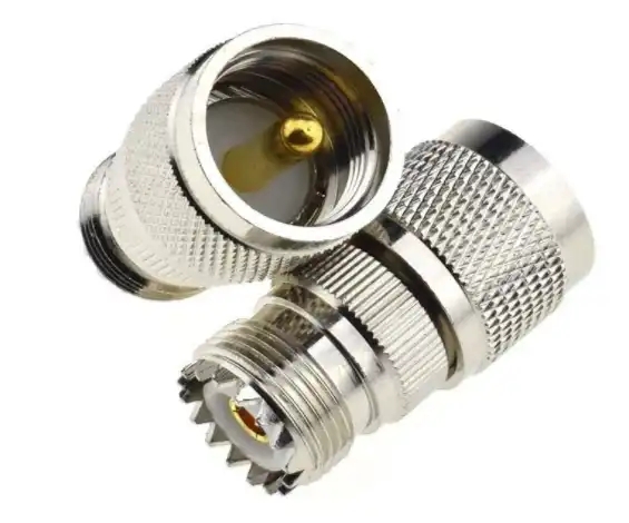 UHF Female to UHF Male Plug RF Coax Coaxial Connector