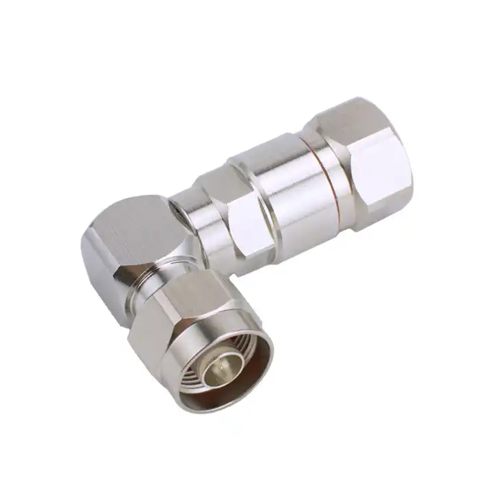 RF N Male Connector N-Male 1/2 Coaxial Cable Right Angle Connector