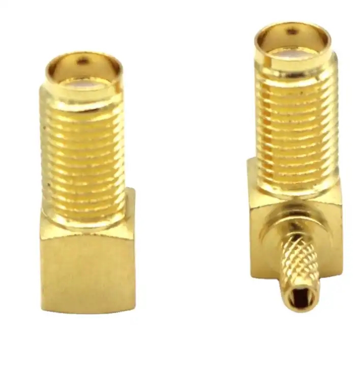 Waterproof Sma Right Angle Female Crimp Solder RG178 RG1.13 RG1.37 RG1.32 Cable Connector