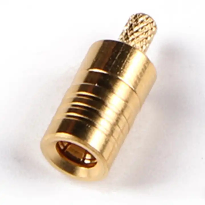 SMB Female Right Angle RG174 SMB Male straight plug Crimp RG316 RF connector