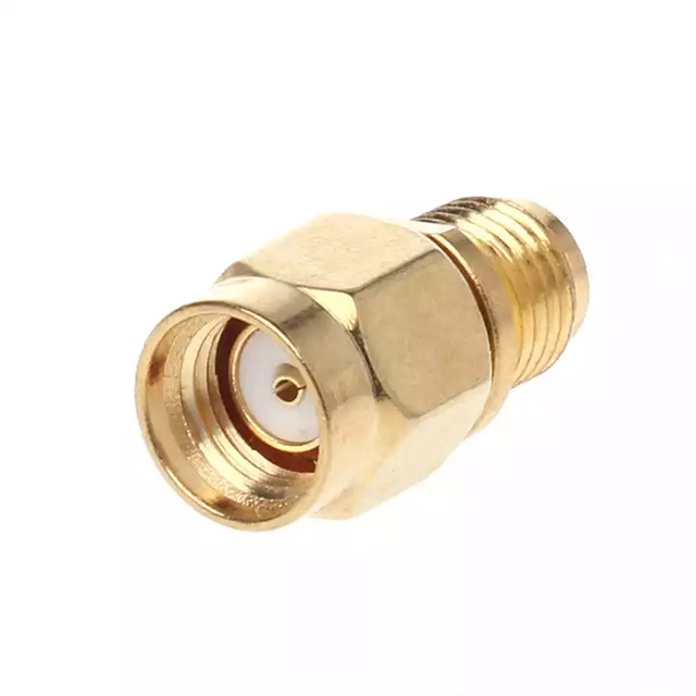 RP-SMA Male Plug To SMA Female Jack Straight RF Adapter Coaxial Connector