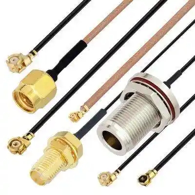 Rp-sma male to female antenna connector extension cable rf 1.13 ipex rf coaxial pigtail