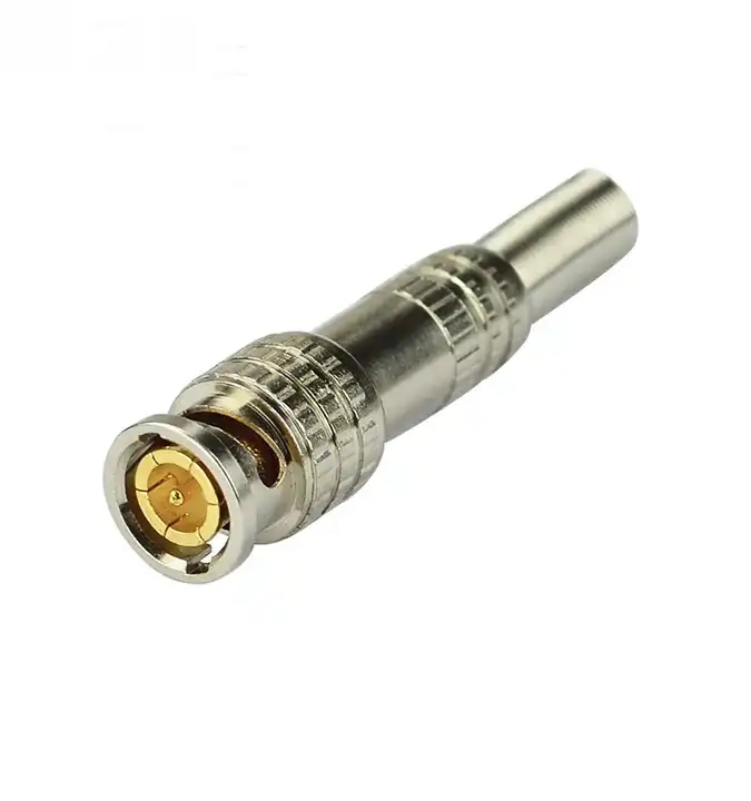 RG58 RG59 Plug Welding Male Fast F Wire CCTV Coaxial Cable RG6 2 Pin BNC Connector 