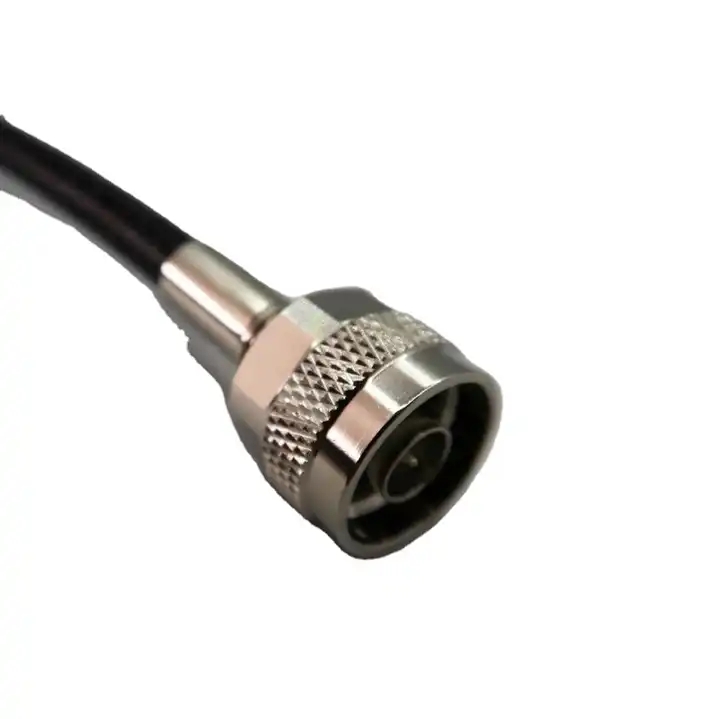  N Male Terminator Connector with 1/2" Feeder Cable Jumper Cable