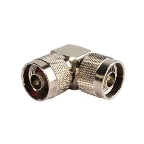 N Male to N Male Right Angle Male RF Connector RF Coaxial Cable Adapter Connector