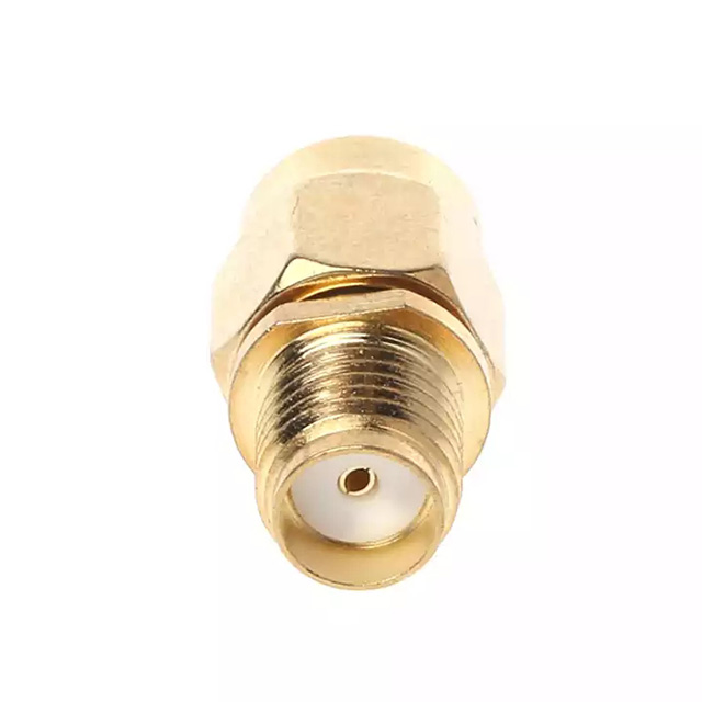 RP-SMA Male Plug To SMA Female Jack Straight RF Adapter Coaxial Connector